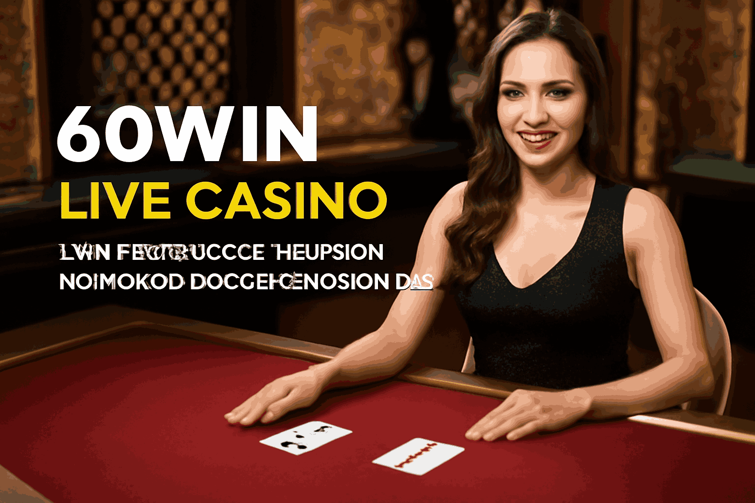 O 60WIN Live Casino lança promoções regularmente